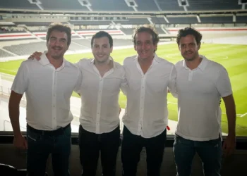 Stefano Di Carlo (Presidente), Andrés Ballotta (Vicepresidente 1°), Ignacio Villarroel (Vicepresidente 2°) y Mariano Taratuty (Vicepresidente 3°). FOTO: Club Atlético River Plate
