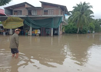 El desborde de ríos afectó a varias viviendas en Villa Tunari este año. Foto: Wara Tv-Archivo.