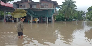El desborde de ríos afectó a varias viviendas en Villa Tunari este año. Foto: Wara Tv-Archivo.