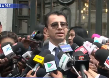El ahora exministro de Justicia, Freddy Vidovic. Foto: Captura DTV.