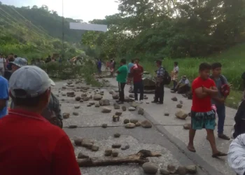 El bloqueo había sido instalado en Villa Tunari. Foto: RKC.