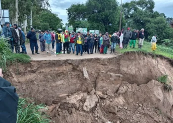 Acceso al puente de Colpa Bélgica. Foto: RRSS Detrás de la Verdad sin Censura