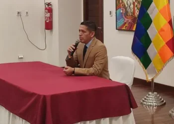 El viceministro de Transparencia, Yamil García.