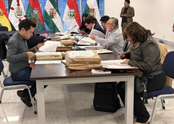 Comisión de Constitución revisa la documentación.