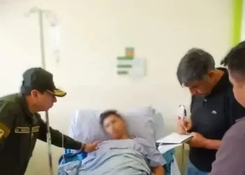 El subteiente Joaquín Castellón, acusado de disparara a dos comunarios podrá defenderse en libertad. FOTO: Bolivia en Línea