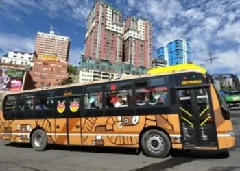 Un bus PumaKatari. FOTO: La Paz BUS