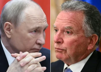 Vladimir Putin, con el enviado estadounidense Steve Witkoff en Moscú/AFP