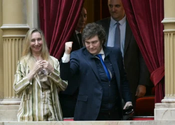 Milei en una comparecencia anterior en el Congreso argentino/AFP