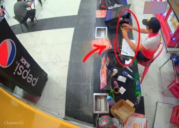 Denuncian robo en restaurante ‘Pampeño’. Foto: captura RRSS
