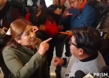 La diputada Catherine Pinto y el exdiputado evista Renán Cabezas.