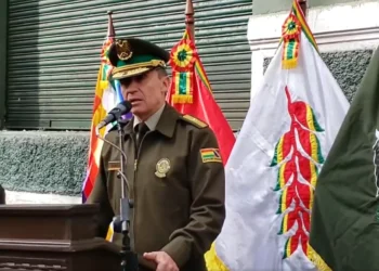 El comandante general de la Policía Boliviana, Mirko Sokol.