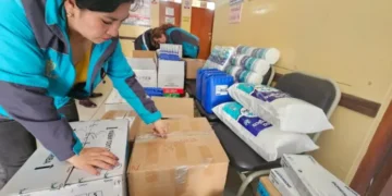 La Alcaldía garantizó la distribución de insumos a los centros de salud. Foto: GAMLP.