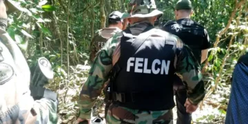 Un operativo antidroga en el Trópico de Cochabamba.
Foto: FELCN