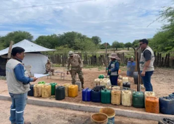El combustible incautado en la frontera con Paraguay. Foto: ANH.