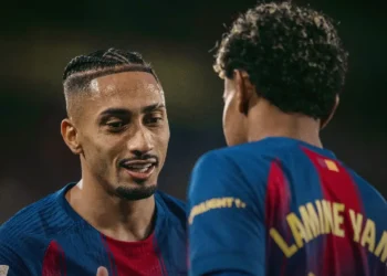 Raphinha y Yamal. (FOTO: FC Barcelona)