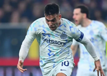 Festejo de Lautaro Martínez. (FOTO: Inter)
