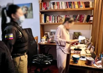 La Fiscalía ingresó a la casa de la excandidata Luisa Gonzáles/Fiscalía de Ecuador