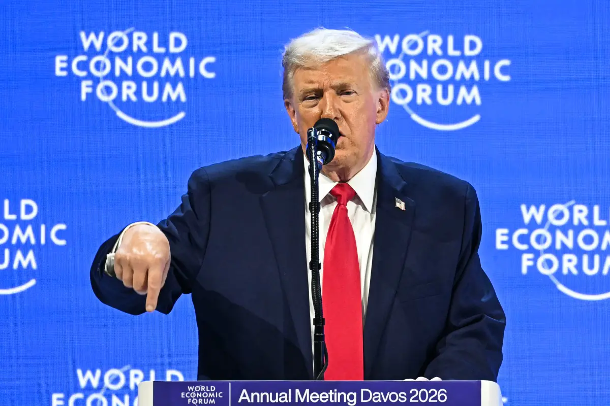 Trump participó del foro de Davos/AFP