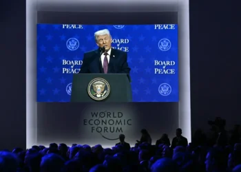 Trump presentó su plan para Gaza en Davos/AFP