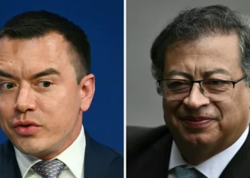 Noboa y Petro enfrentados en una guerra comercial/AFP