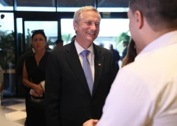 El presidente electo de Chile, José Antonio Kast a su llegada a República Dominicana/AFP