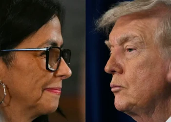 Delcy Rodríguez está bajo la mira de Donald Trump/AFP