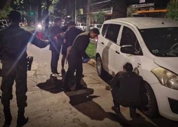 La escena del crimen de Mauricio Aramayo. Foto: RRSS