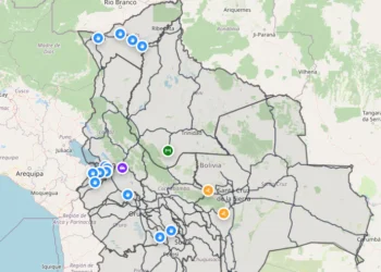 ABC reporta 14 puntos de bloqueo. Foto: Captura reporte de transitabilidad ABC