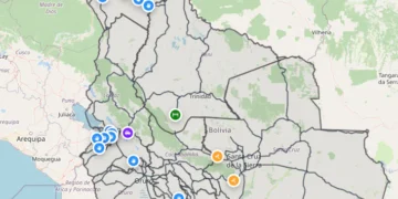 ABC reporta 14 puntos de bloqueo. Foto: Captura reporte de transitabilidad ABC