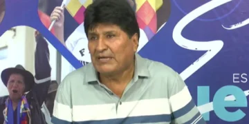 El expresidente Evo Morales, en su programa radio del domingo.
