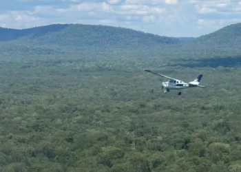 La avioneta fue interceptada por la Fuerza Aérea de Paraguay. (Foto: ABC Paraguay)