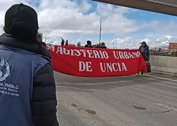 La Defensoría monitoréo la primera jornada de la marcha. Foto: Defensoría del Pueblo.