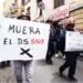 Marcha de la COB contra el DS 5503 en La Paz.
Foto: APG