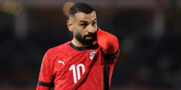 El atacante egipcio Mohamed Salah en el partido de los cuartos de final de la Copa de África entre Egipto y Costa de Marfil. (FOTO: AFP)