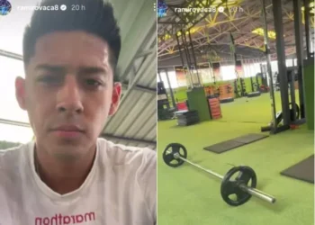 Ramiro Vaca posteó dos imágenes del entrenamiento que cumple en Tarija (Ramiro Vaca)