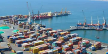 El comercio boliviano en el puerto de Arica. Foto: ASP-B.