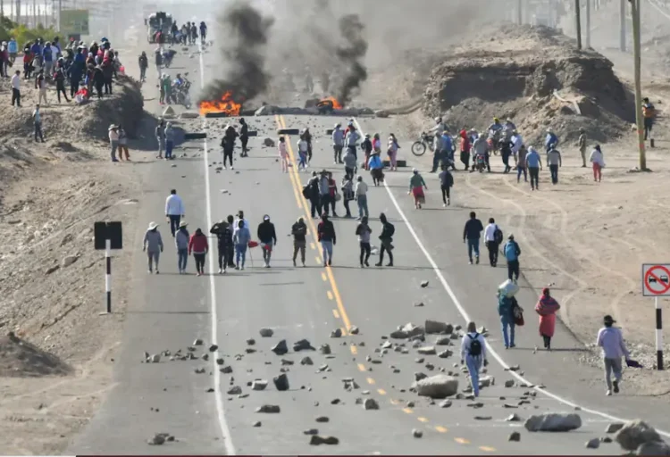 Manifestaciones antigubernamentales realizadas entre diciembre del 2022 en Perú.