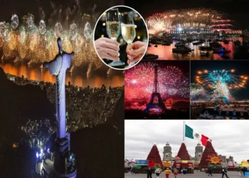 Celebraciones de Año Nuevo en el mundo. Foto: Producción La Razón