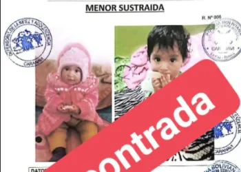La bebé fue encontrada en El Alto. Foto: Captura.