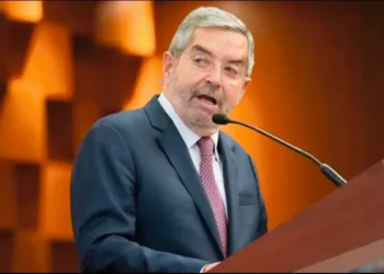 Juan Ramón de la Fuente, secretario de Relaciones Exteriores de México. Foto: AFP