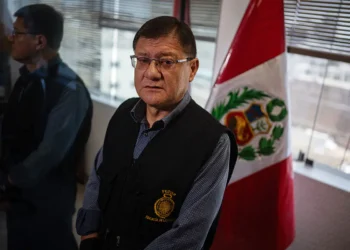 El fiscal superior de Perú, Jorge Wayner Chávez Cotrina. Foto: AFP