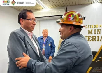 Edwin Vladimir Condori, exgerente de Epcoro. Foto: Ministerio de Minería.