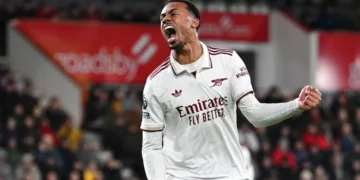 El defensor central brasileño Gabriel Magalhaes. (FOTO: Arsenal)