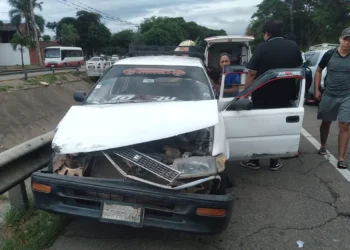 Un accidente de tránsito en Santa Cruz. Foto referencial RRSS