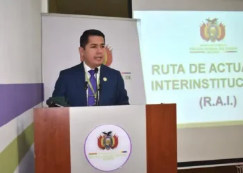 El fiscal departamental de Beni, Alexander Mendoza.