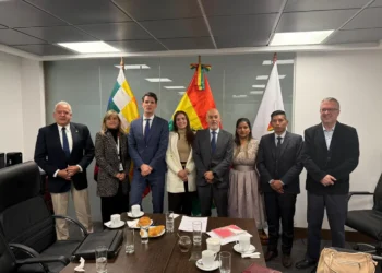 Representantes de la Unión Europea y diputados de la Comisión Política Internacional. (Foto: UE)
