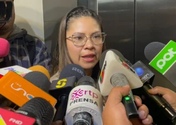 La diputada Diana Romero, esposa del vicepresidente Edmand Lara. (Foto: DTV)