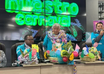 La Alcaldía de La Paz presentó la agenda del Carnaval 2026. FOTO: GAMLP