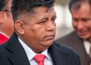El viceministro de Coordinación con Movimientos Sociales, René Flores,.