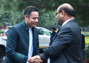 El vicepresidente Edmand Lra y Mangi Lal Jat, director general del Consejo Indio de Investigación Agrícola. (Foto: Vicepresidencia)